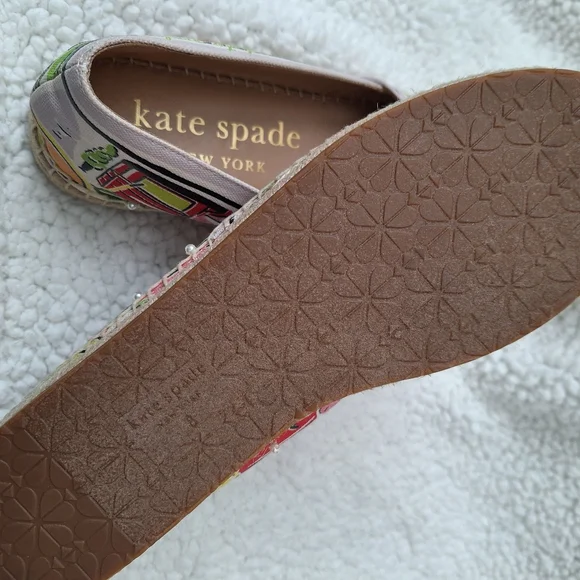 Kate Spade Putt Putt Espadrilles Womens Size 8 - Picture 3 of 6